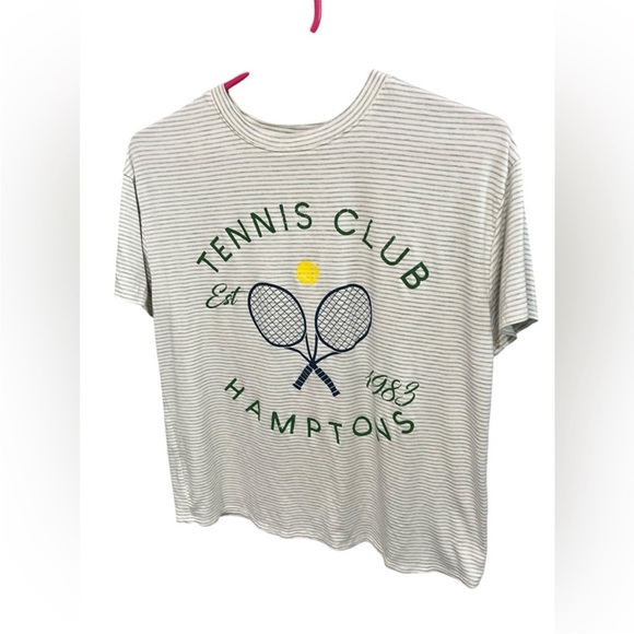 Hampton’s Woman’s Striped Tennis T-Shirt - Small - Picture 3 of 6
